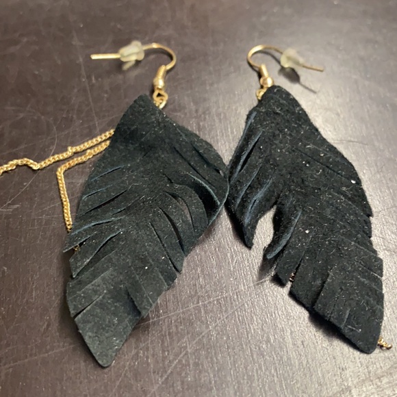 Naf Naf Feather earrings main image 0